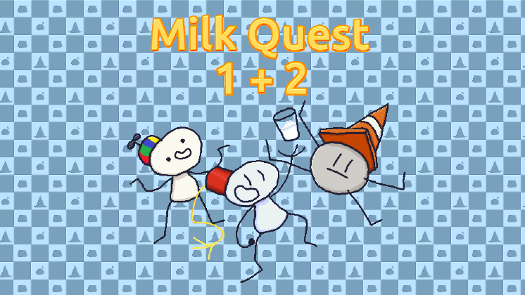 Promo art for Milk Quest 1+2